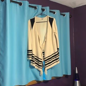 knitted tan pull over sweater